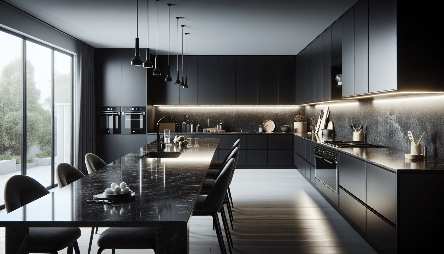 Elegance in Granite: Transforming Kitchens with Black Designs – Zicana ...
