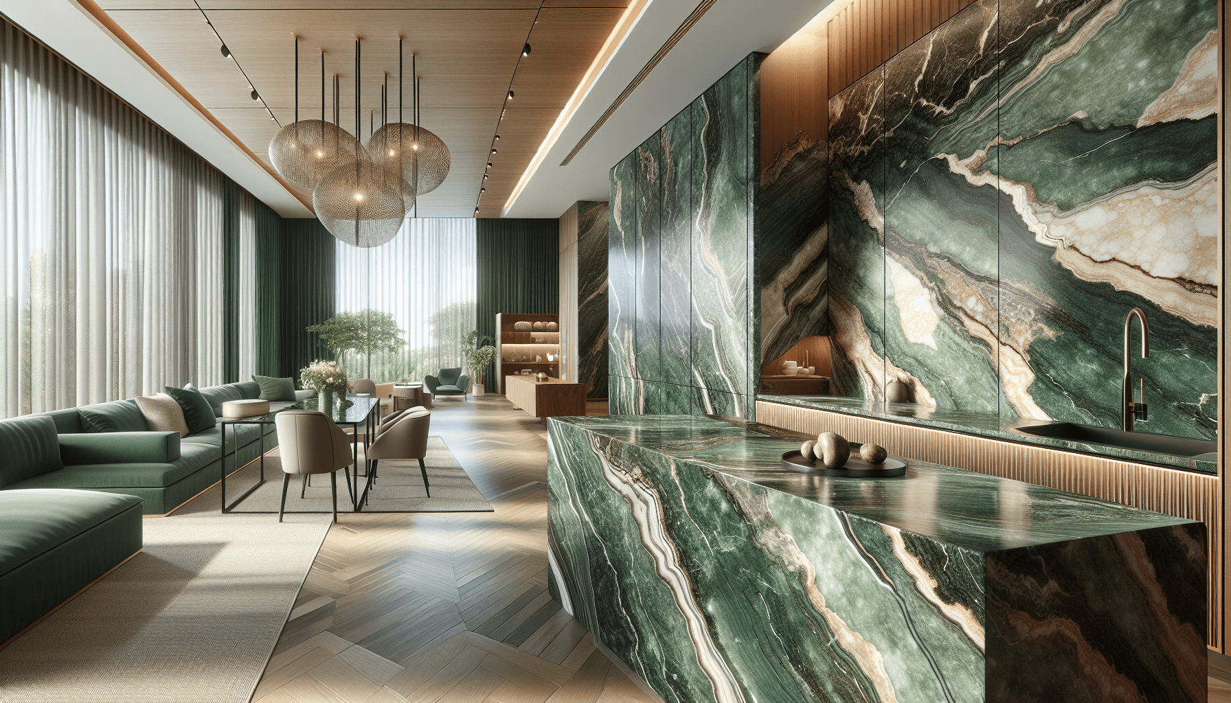 Elevate Interiors with Luxurious Patagonia Green Quartzite Solutions ...