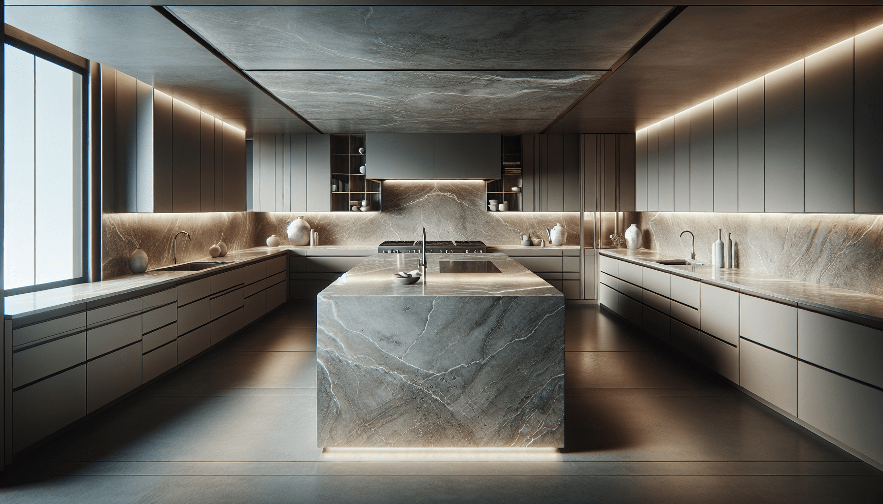 Elevate Spaces with Elegant Silver Travertine Countertops by Zicana ...