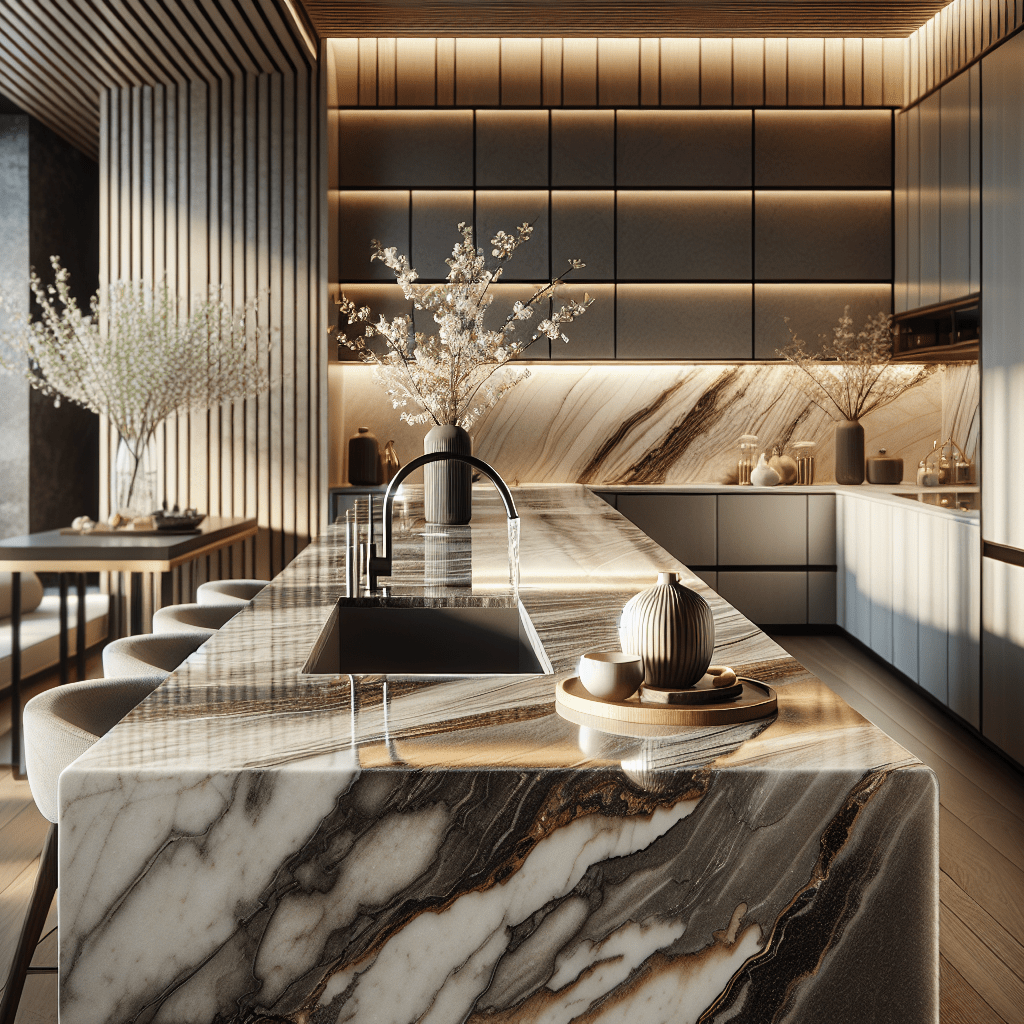 Elevate Spaces with Granite Countertops and Waterfall Edge Designs ...