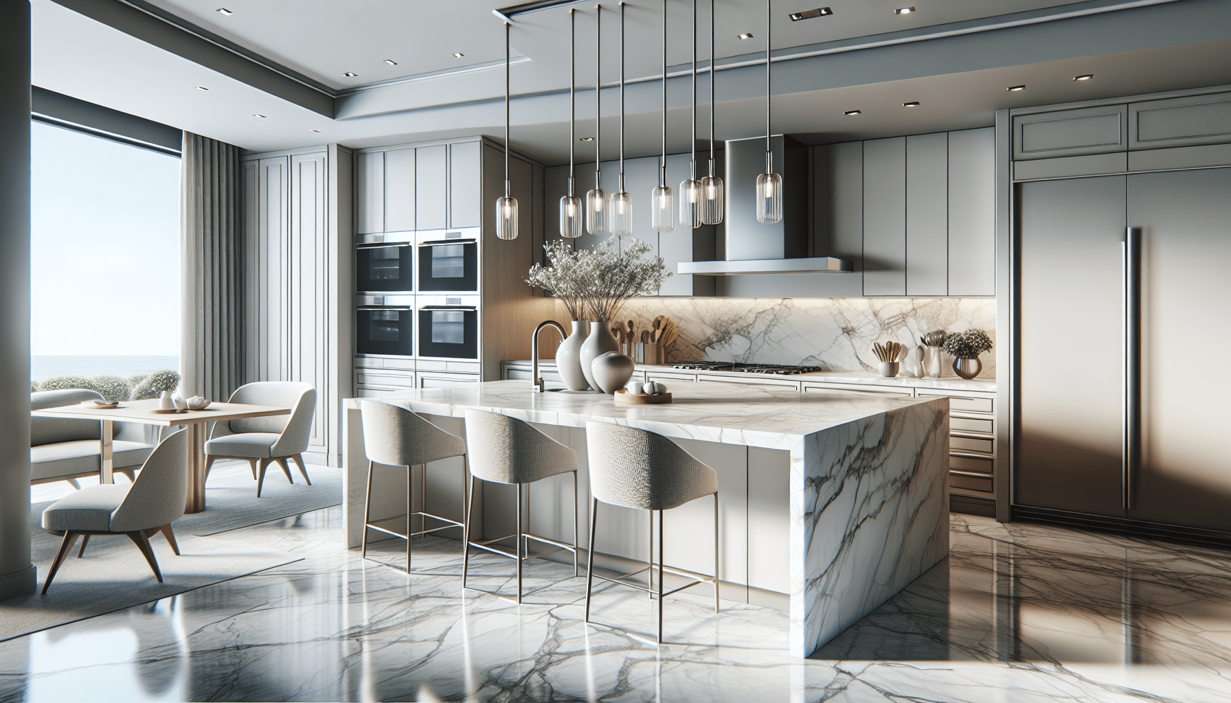 Elevate Your Kitchen with White Macaubas Quartzite – Zicana Boutique