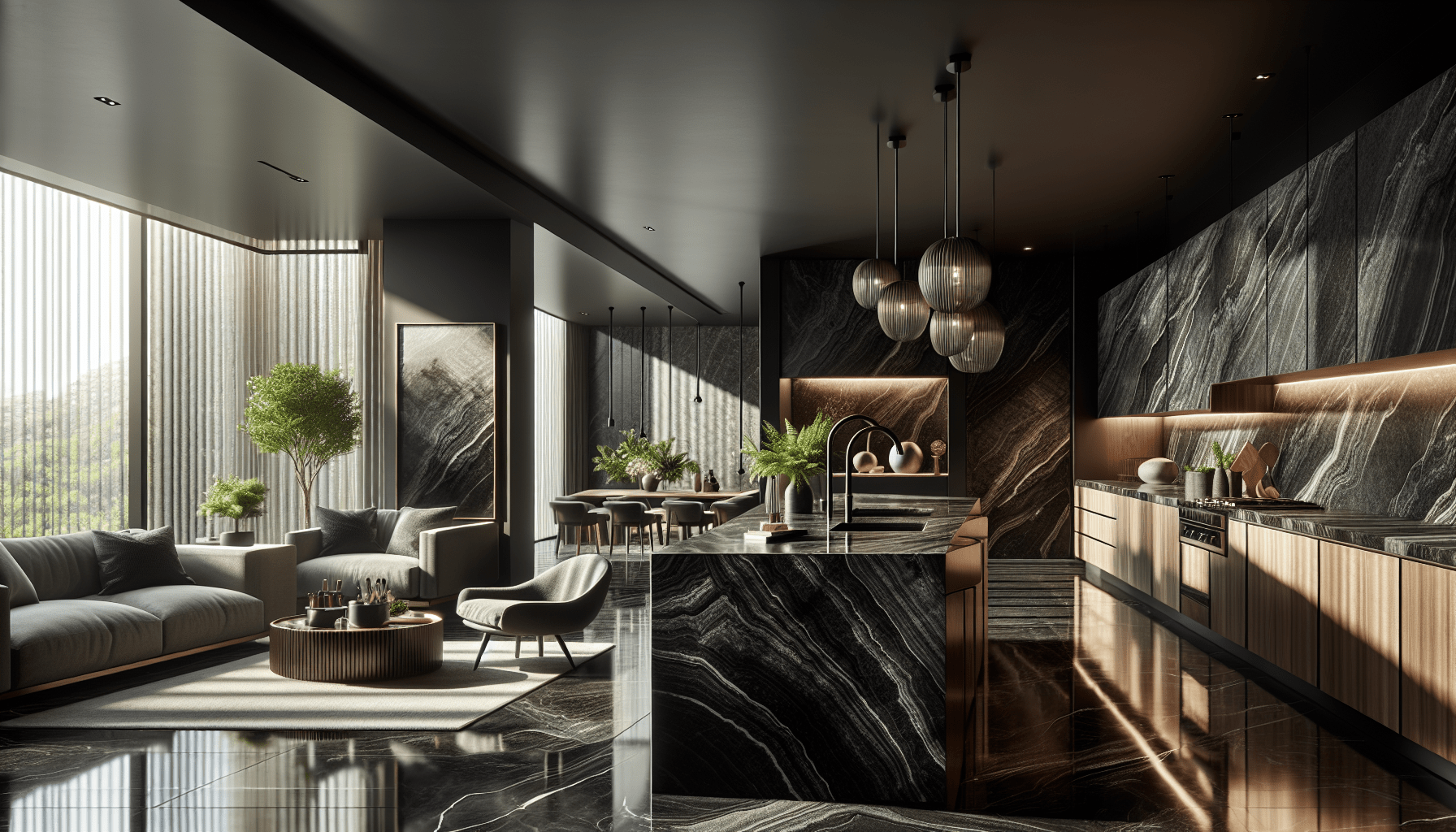 Elevate Your Space with Timeless Mist Black Granite Solutions – Zicana ...