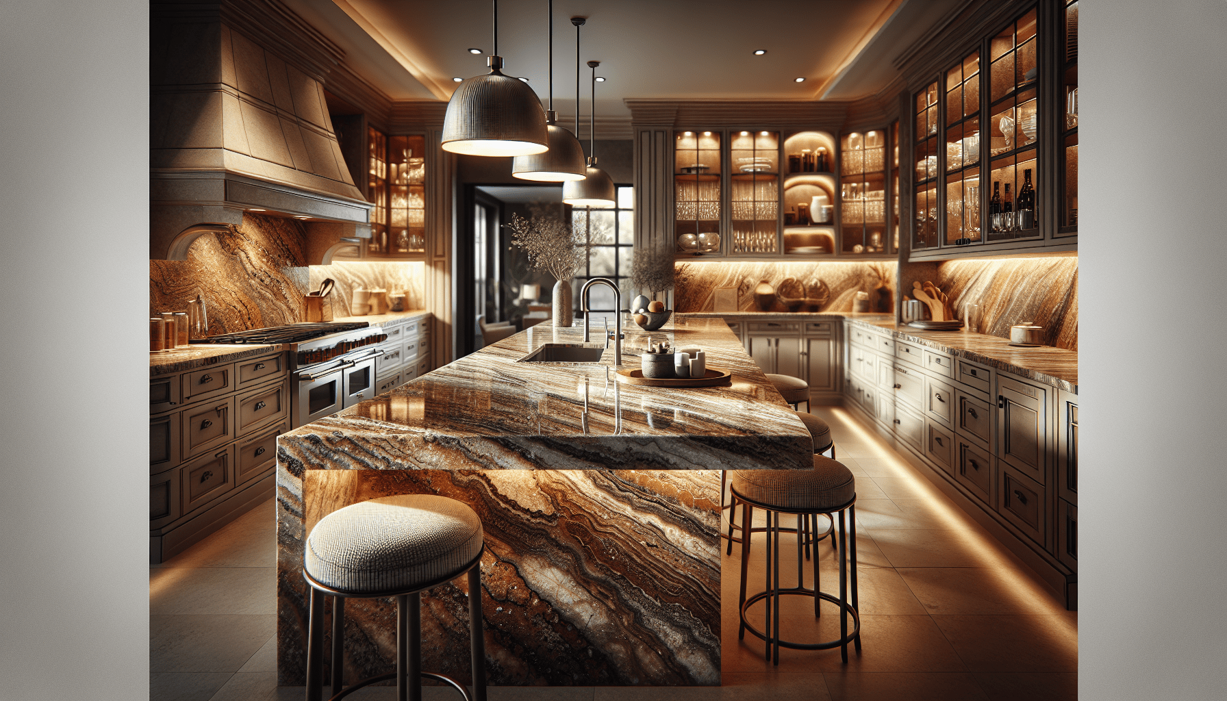 Picture of Enhance Spaces with Earth Tone Granite Countertops – Zicana Boutique