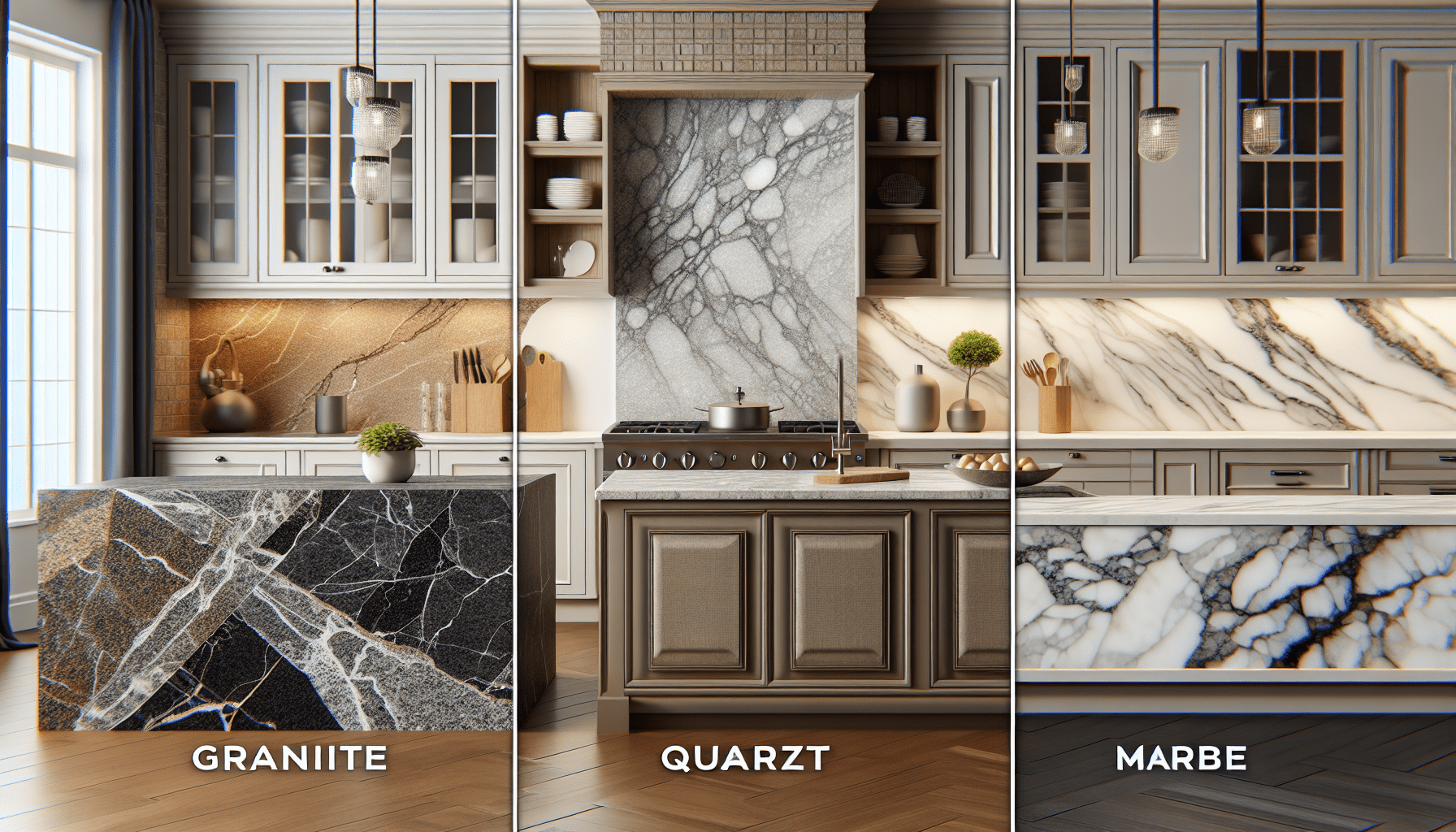 Granite vs Quartz vs Marble: A Comprehensive Comparison for Home Design