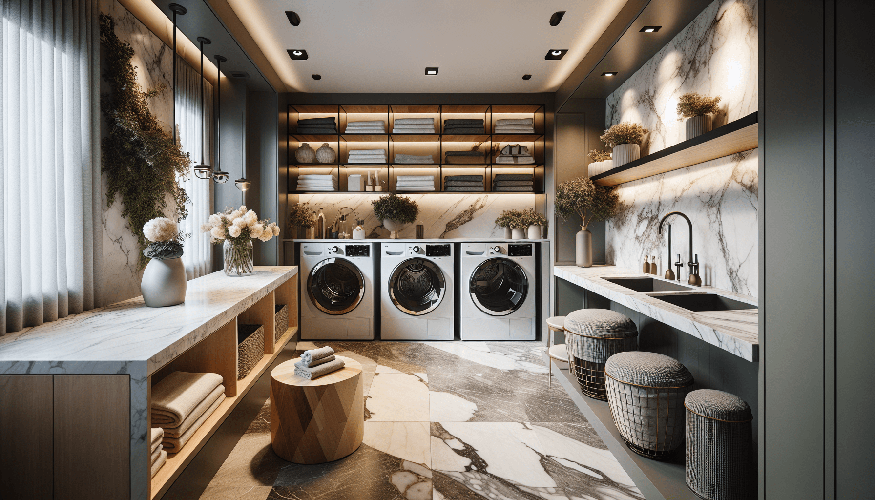 Luxury Laundry Room Countertop Ideas for Homeowners and Design Profess ...