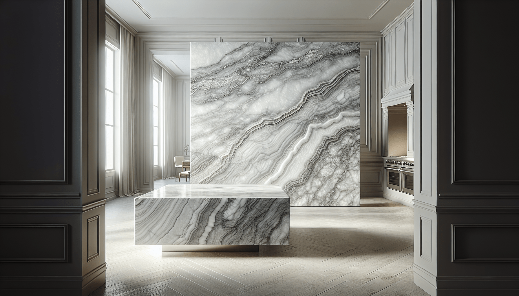 Mont Blanc Leathered Quartzite: Timeless Elegance for Luxurious Design ...