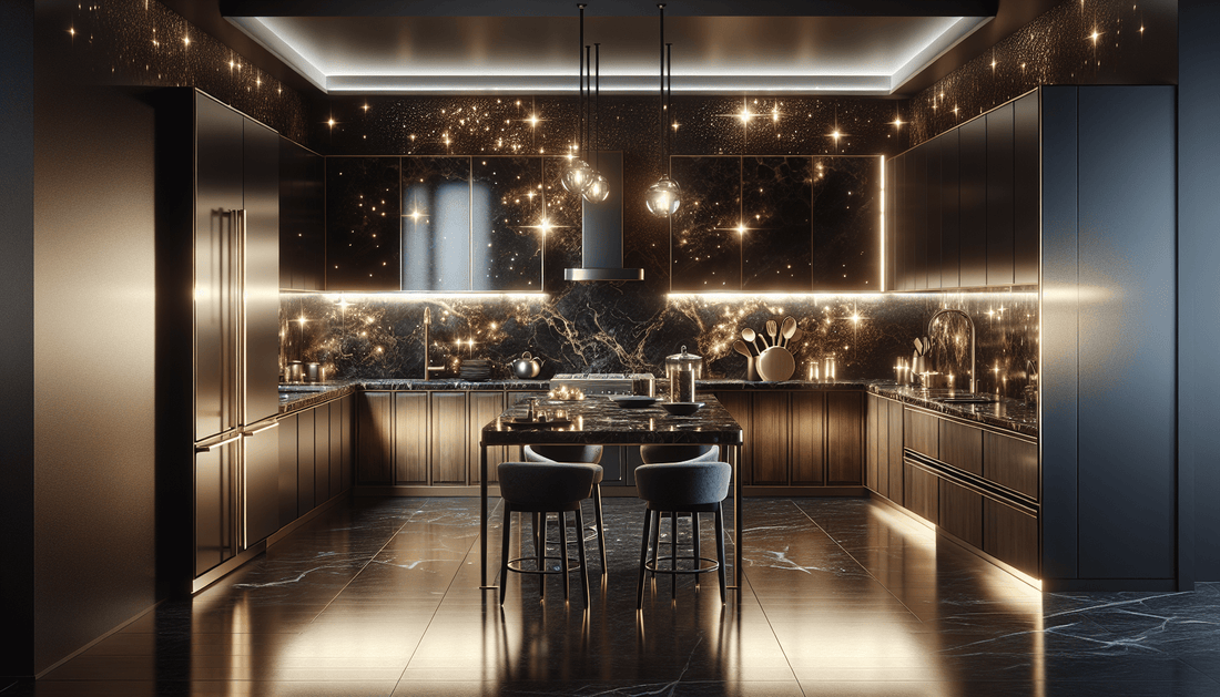 Black Galaxy Granite Countertops: Elevate Home Luxury Effortlessly - Z Boutique by Marble Couture