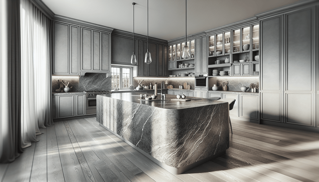 Elegance Defined: Solid Grey Granite Countertops for Stylish Interiors - Z Boutique by Marble Couture