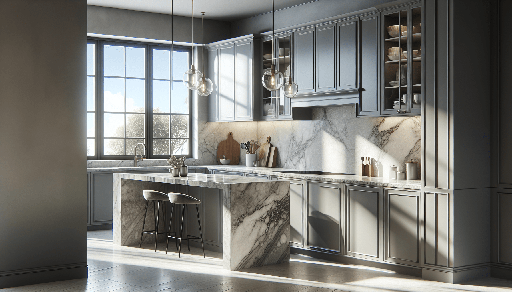 Elegant Light Grey Granite Countertops: Timeless Beauty for Modern Spa ...