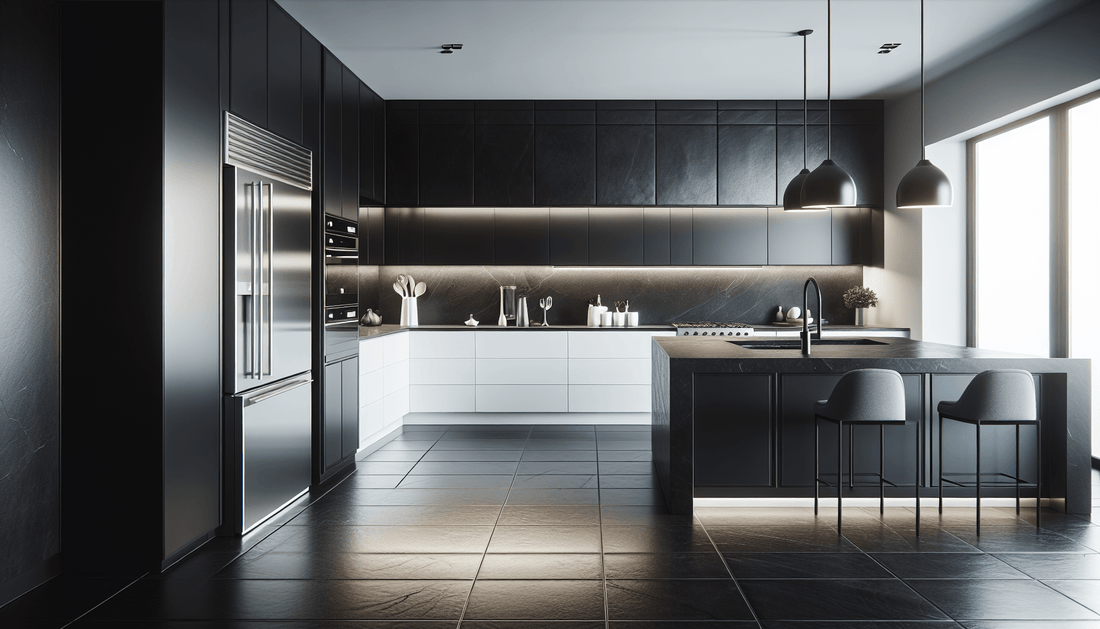 Elevate Interiors with Elegant Black Slate Countertops - Z Boutique by Marble Couture