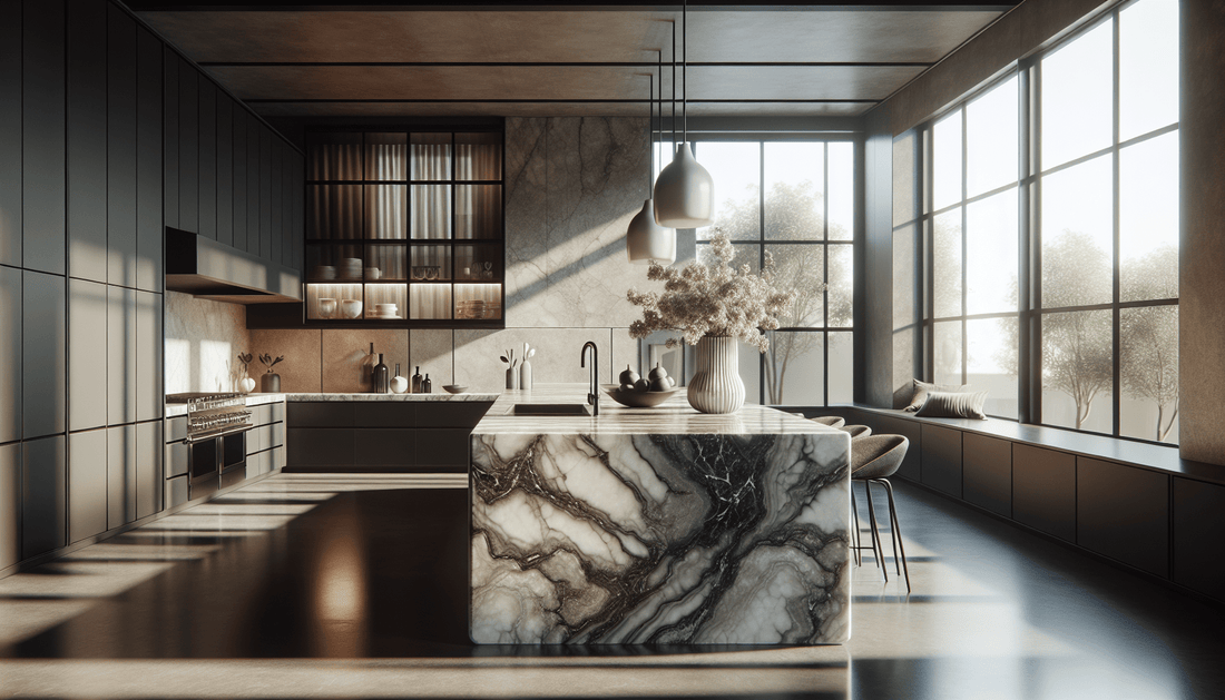 Elevate Interiors with Timeless New River White Granite - Z Boutique by Marble Couture