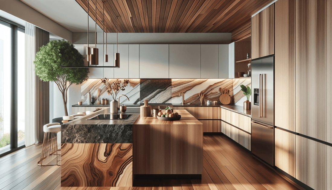Elevate Interiors: Wood and Granite Countertop Synergies Unveiled - Z Boutique by Marble Couture