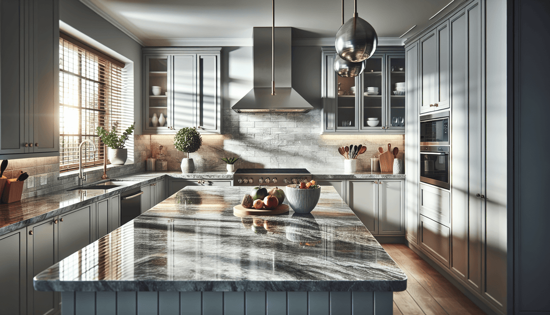 Elevate Kitchens with Silver Grey Granite Countertops - Z Boutique by Marble Couture