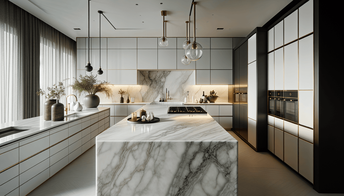 Elevate Spaces with Calacatta Miraggio Quartz Countertop Solutions - Z Boutique by Marble Couture