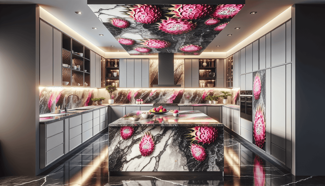 Elevate Spaces with Exotic Pitaya Granite Countertops - Z Boutique by Marble Couture