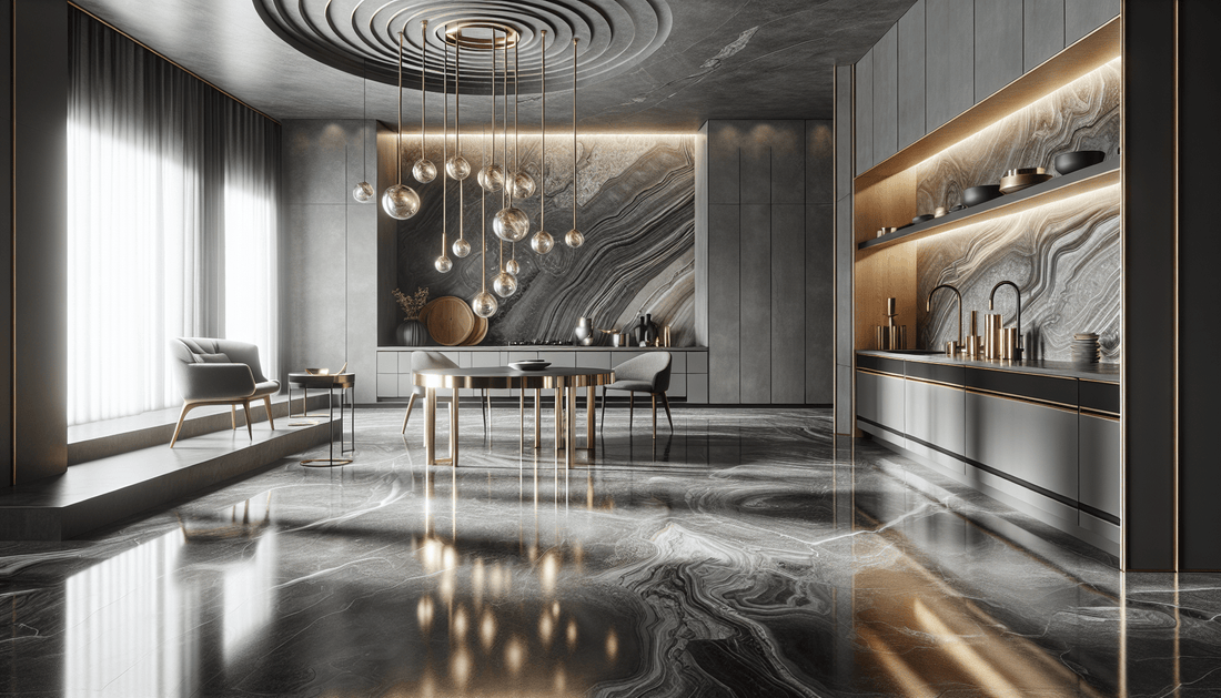 Elevate Spaces with Premium Grey Granite Slabs from Zicana - Z Boutique by Marble Couture
