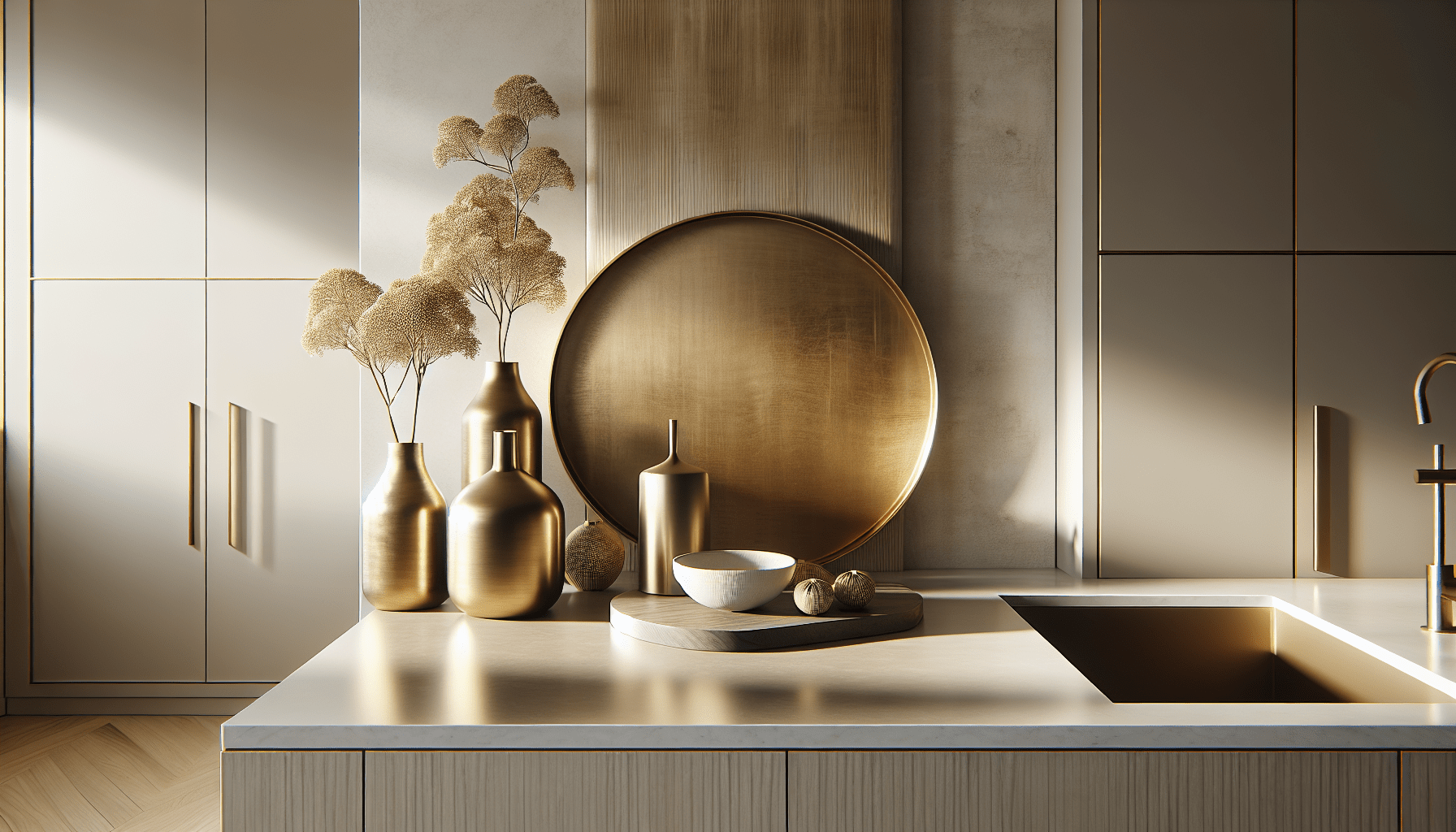 Elevate Spaces with Windsor Brass Satin Ridge Quartz Designs – Zicana ...
