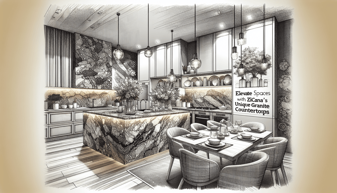 Elevate Spaces with Zicana's Unique Granite Countertops - Z Boutique by Marble Couture