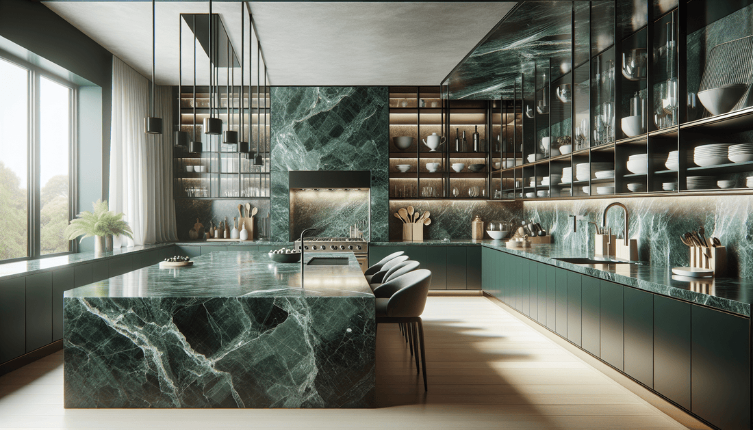 Emerald Quartzite Countertops: Luxury and Durability for Professionals - Z Boutique by Marble Couture