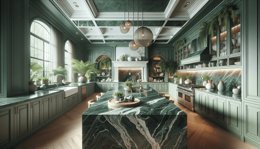 Enhance Spaces with Exquisite Green Granite Stones - Z Boutique by Marble Couture