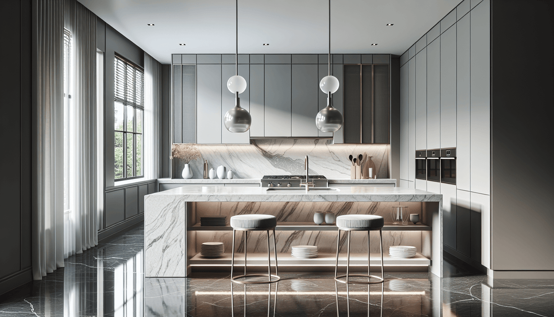 Enhance Your Space with Luxurious White Granite Tops - Z Boutique by Marble Couture