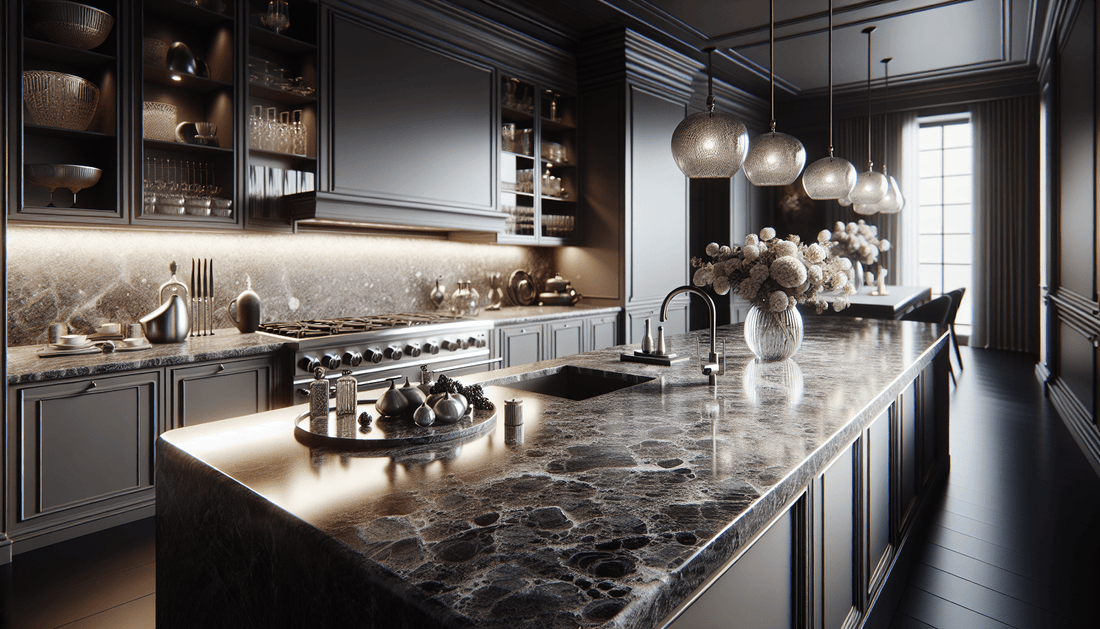 Explore Silver Pearl Leathered Granite: Elegance for Sophisticated Spaces - Z Boutique by Marble Couture