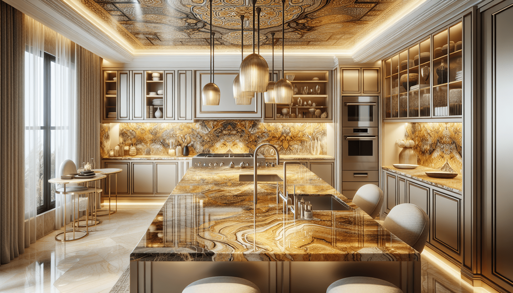 Golden Granite Countertops: Elevate Luxury for Homeowners and Professi ...