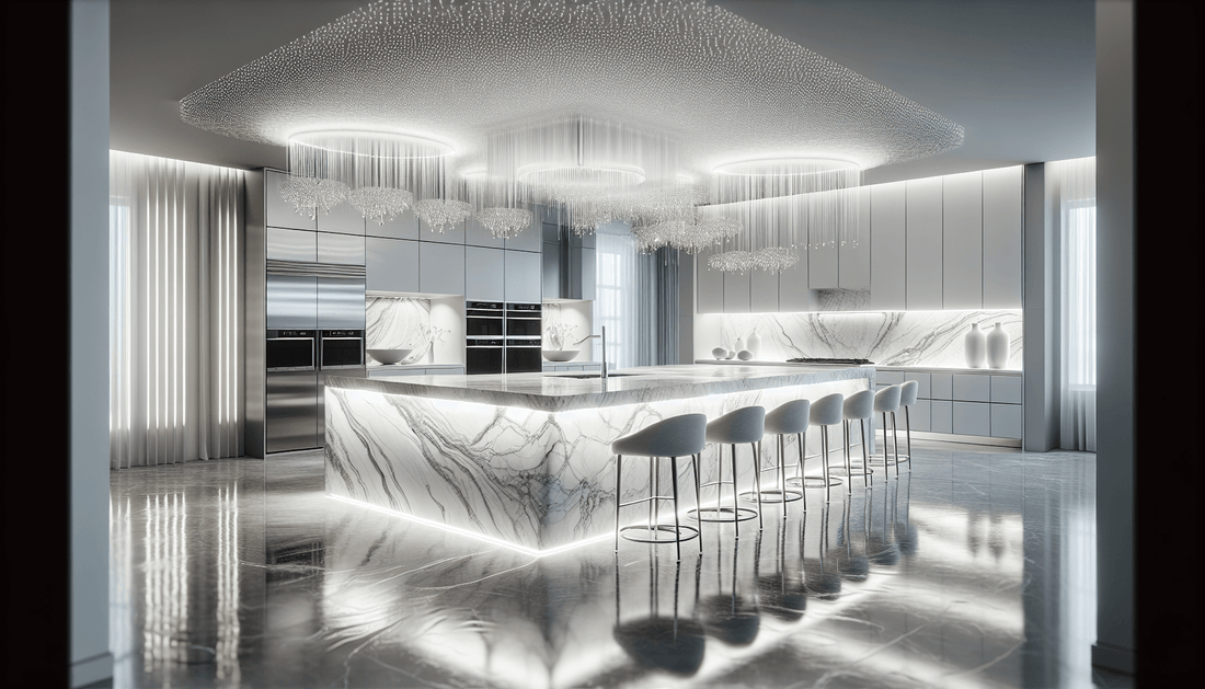 Ice White Granite Slabs: Elevate Your Space with Timeless Elegance - Z Boutique by Marble Couture