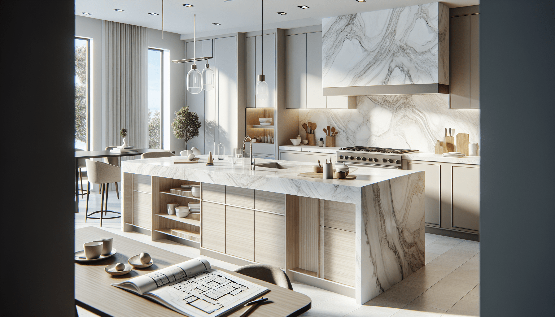 Statuario Quartz Countertop Elegance for Homeowners and Design Profess ...