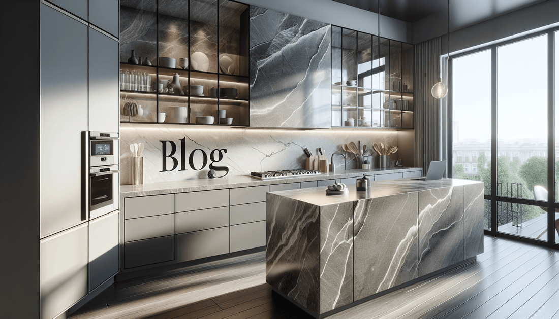 Transform Your Space with Premium Grey Quartzite Slabs - Z Boutique by Marble Couture