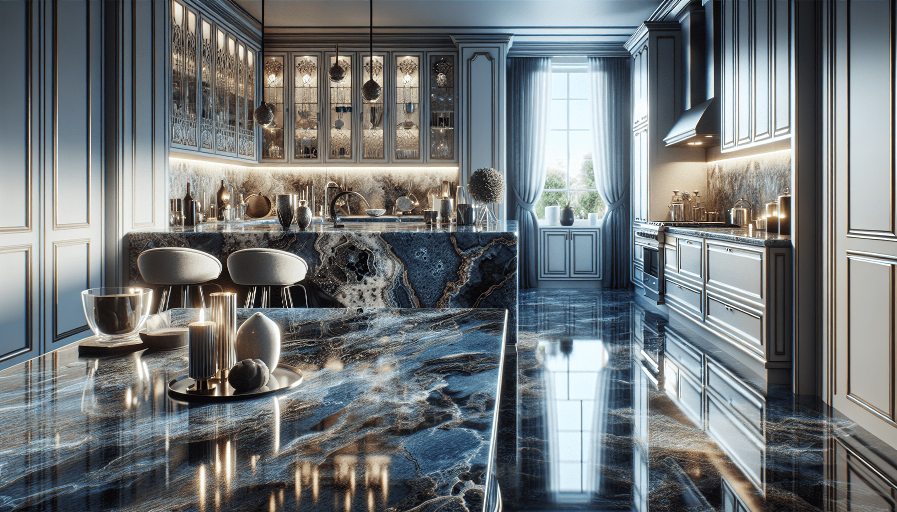 Java Blue Countertop Transform Your Space with Stunning Granite Blue Countertops – Zicana ...