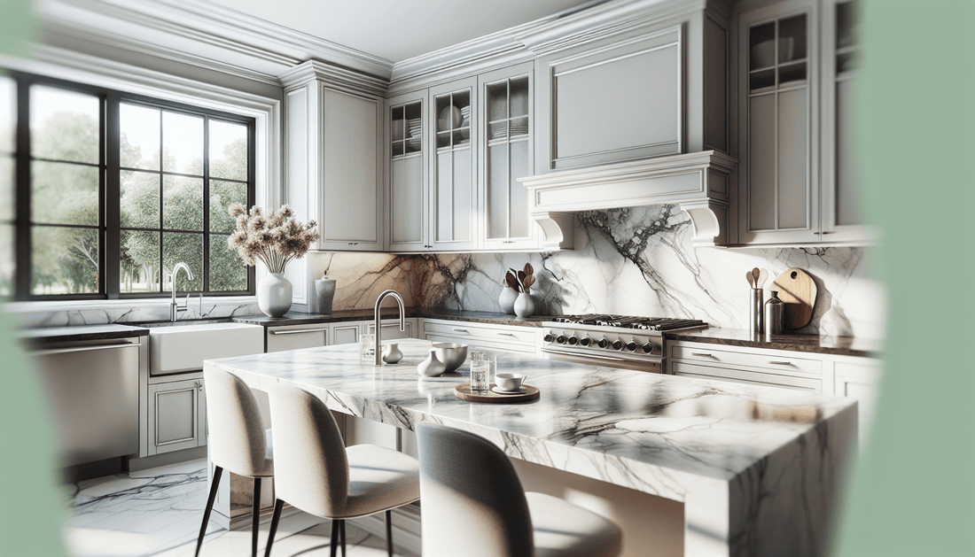 Viscont White Granite Countertops: Elegance for Discerning Homeowners and Professionals - Z Boutique by Marble Couture