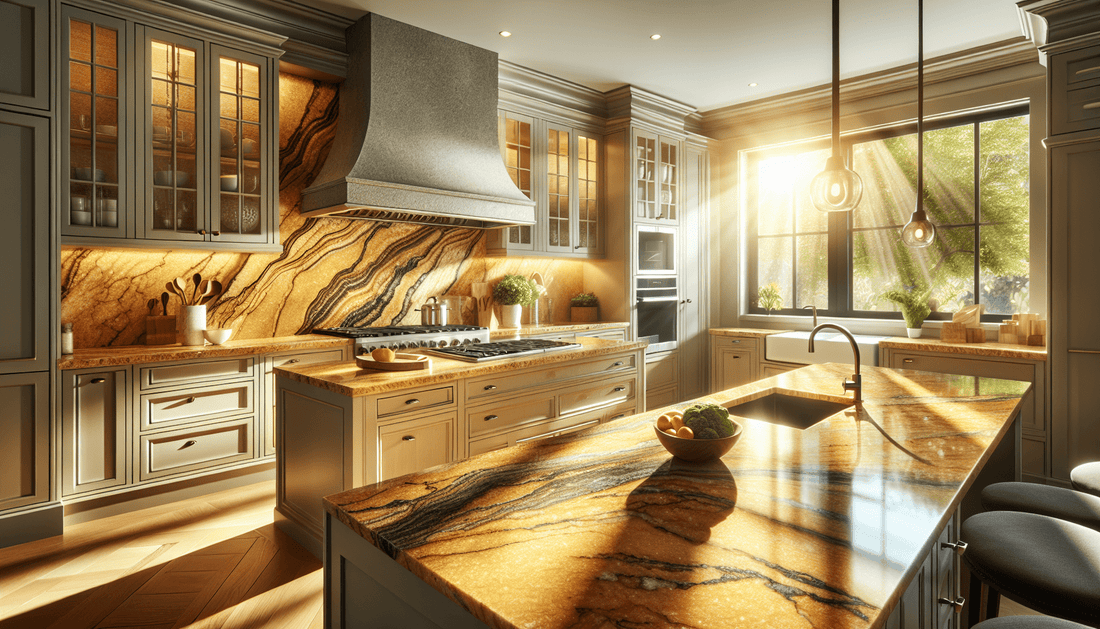 Yellow River Granite Countertops: Elegance and Durability for Every Space - Z Boutique by Marble Couture