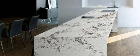 Calacatta Capria Raphael Quartz - Zicana Boutique - 2