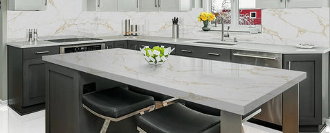 Calacatta Naple Raphael Quartz - Zicana Boutique - 2