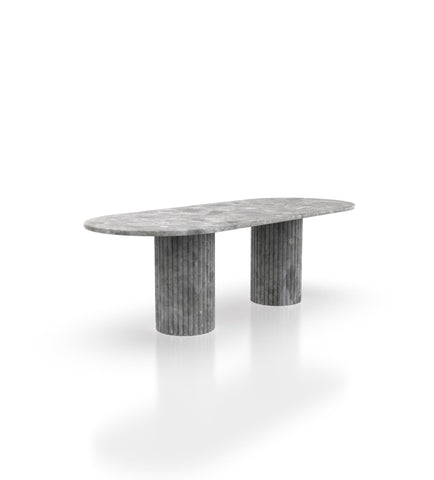 Elisa Deux Oval Dining Table - Zicana Boutique - 1