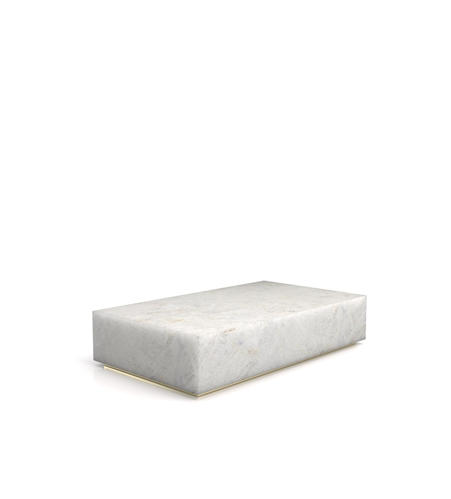 Firenze Rectangular Plinth Coffee Marble Table for $6,500 at Zicana ...