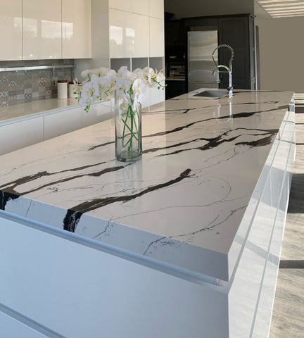 Unique Calacatta Black Compac - Zicana Boutique - 5